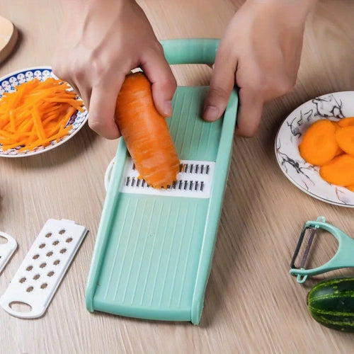 5-in-1 Vegetable Slicer & Grater – Multifunctional Kitchen Chopper - Adistore