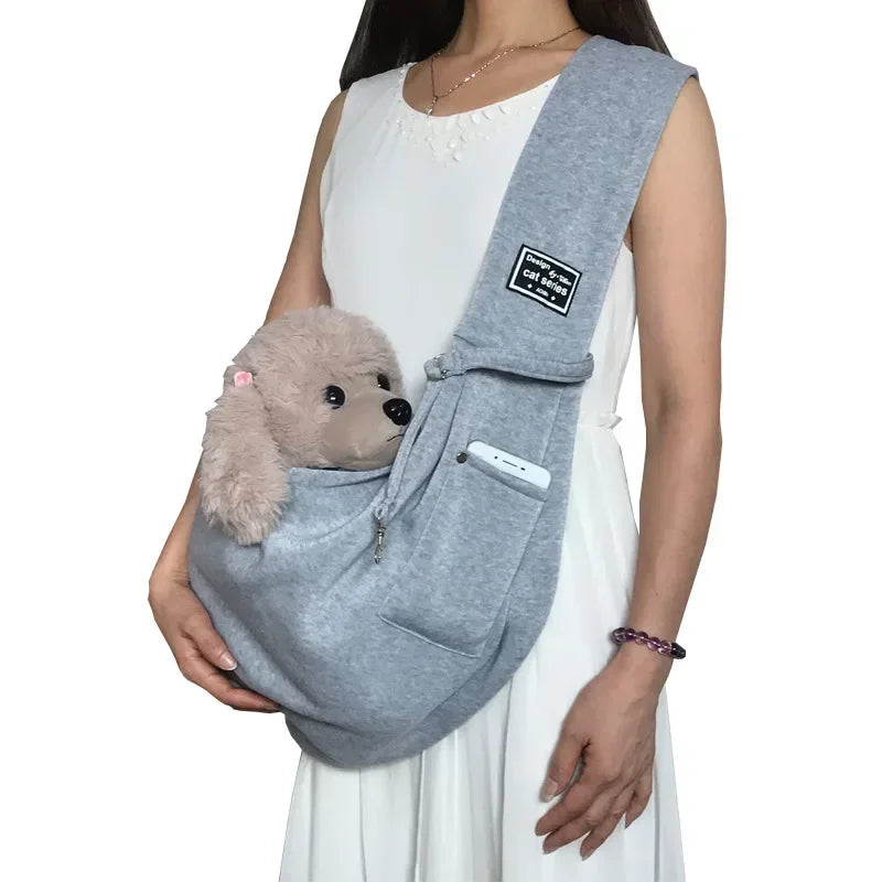 Comfortable Dog Carrier Crossbody Shoulder Bag for Outdoor Travel