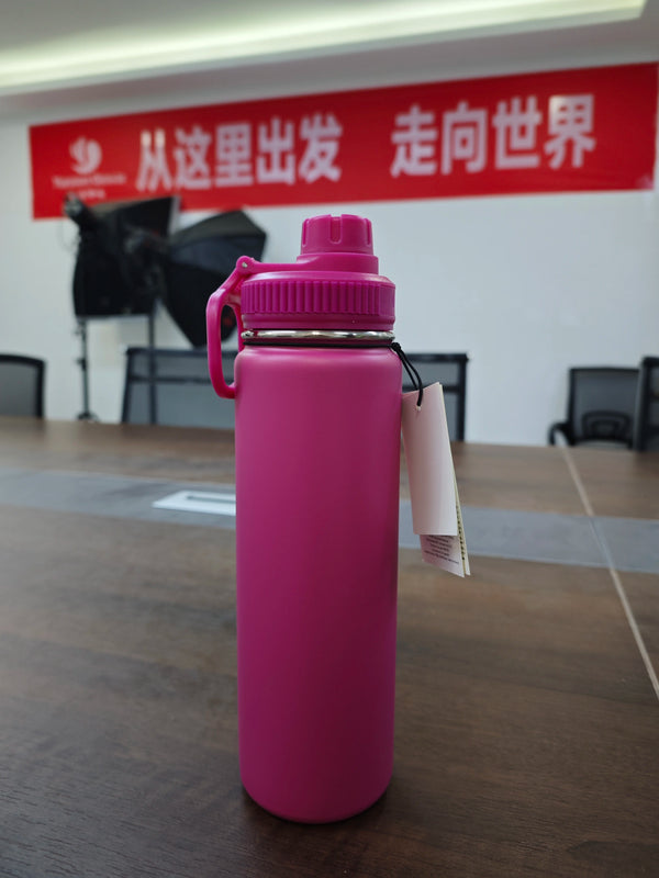 710ml Titanium Insulated Sports Bottle – Leakproof & Portable - Adistore