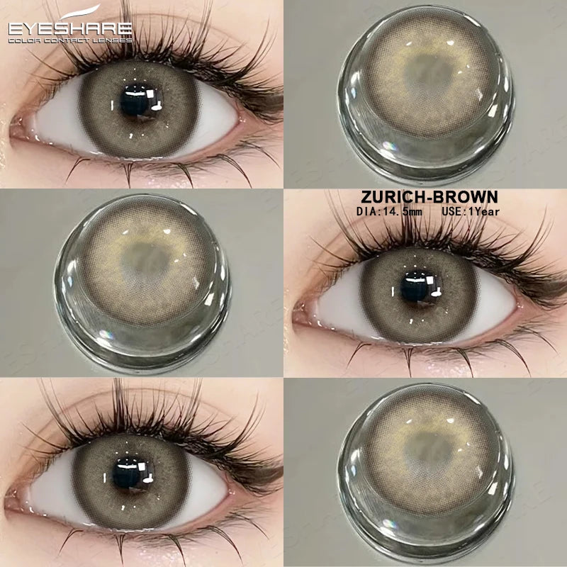 EYESHARE Big Eyes Colour Contact Lenses – Fashion Cosmetic Eye Lenses for Women