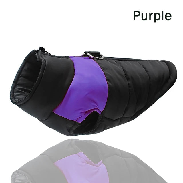 Waterproof Winter Dog Jacket Warm Cotton Vest for Small & Large Dogs