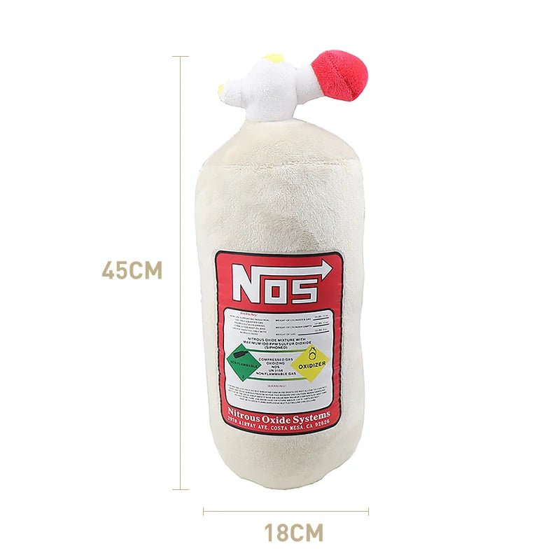 NOS Bottle Car Neck Pillow | Plush Headrest Cushion for Driver & Passenger - Adistore