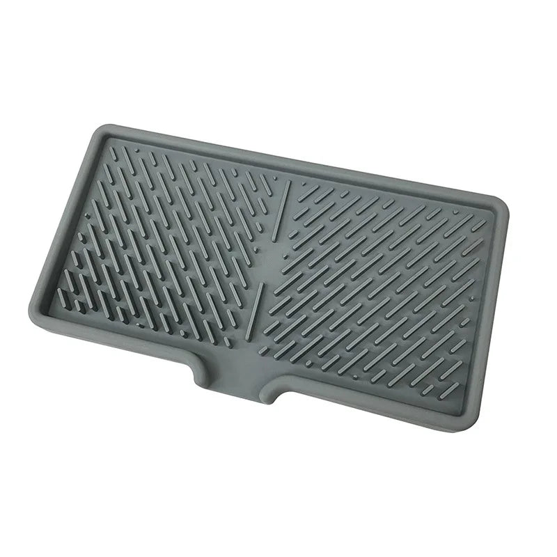 Silicone Drain Pad Kitchen Countertop Heat Insulation Mat Non-Slip