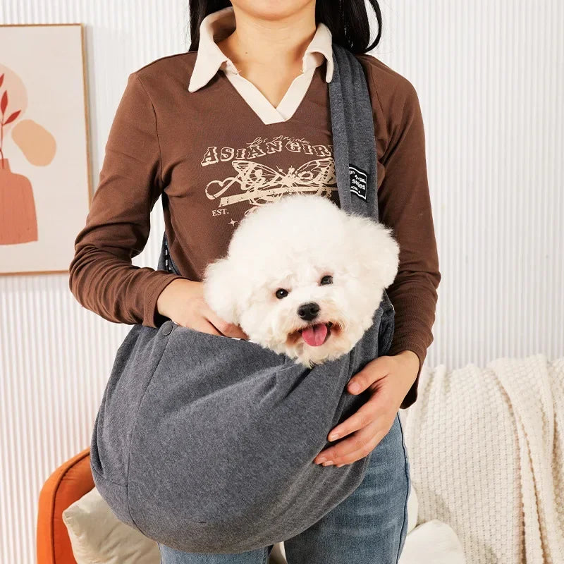 Comfortable Dog Carrier Crossbody Shoulder Bag for Outdoor Travel