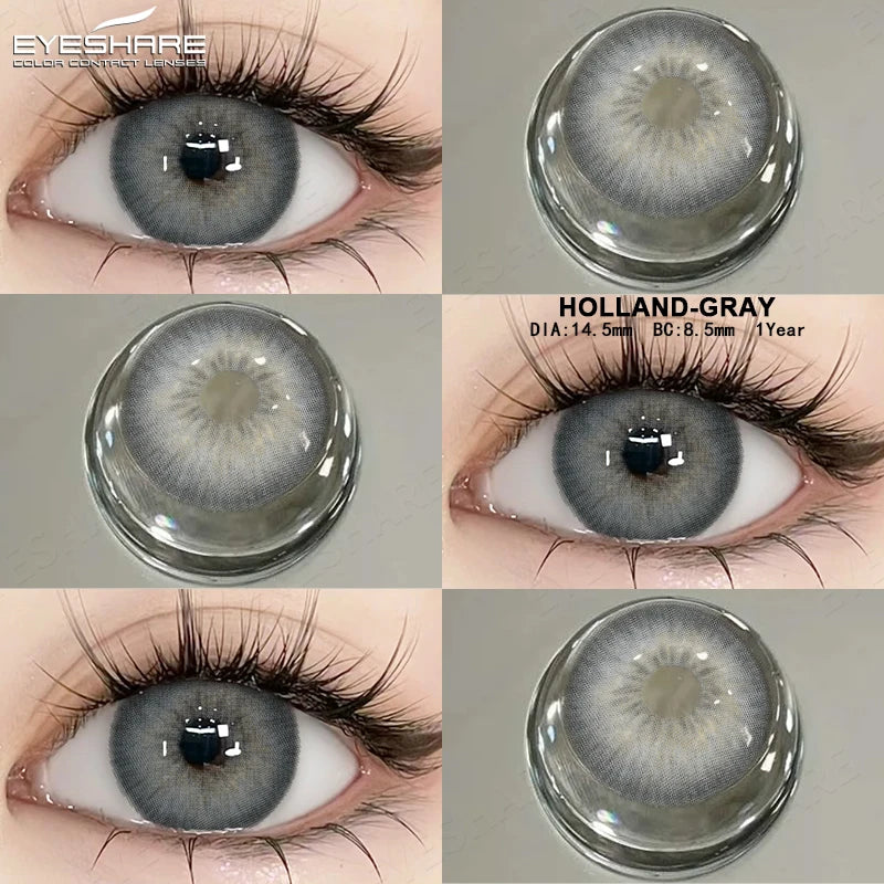 EYESHARE Big Eyes Colour Contact Lenses – Fashion Cosmetic Eye Lenses for Women