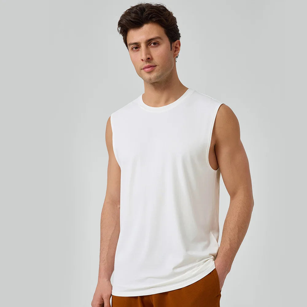 Men’s Quick Dry Athletic Vest Loose Fit Sports Top