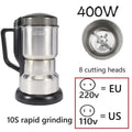 Multifunctional 400W Electric Coffee Grinder – Cereal & Nut Grinder - Adistore