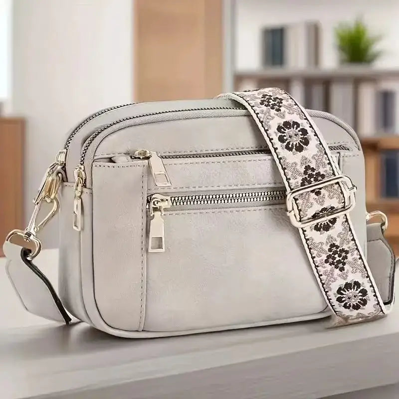 Retro Classic Women’s Crossbody Square Shoulder Bag