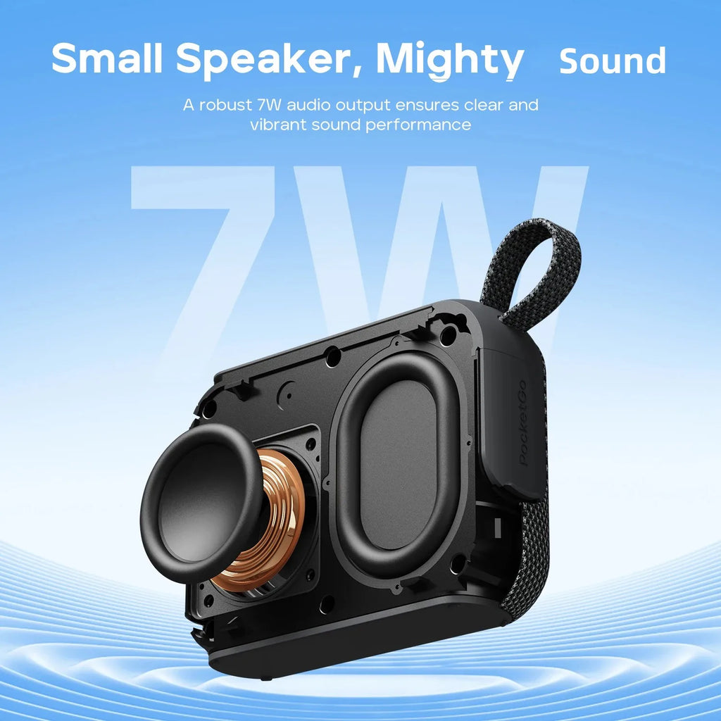 Tribit PocketGo Waterproof Bluetooth Speaker BT6.0