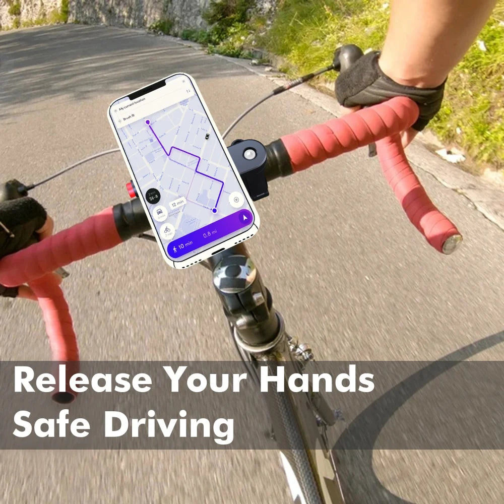 Universal Bike & Motorcycle Phone Mount Handlebar Holder