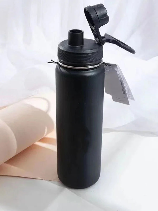 710ml Titanium Insulated Sports Bottle – Leakproof & Portable - Adistore