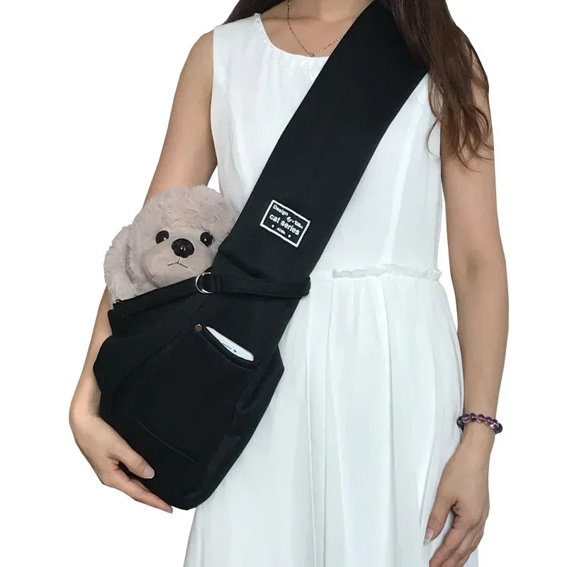 Comfortable Dog Carrier Crossbody Shoulder Bag for Outdoor Travel