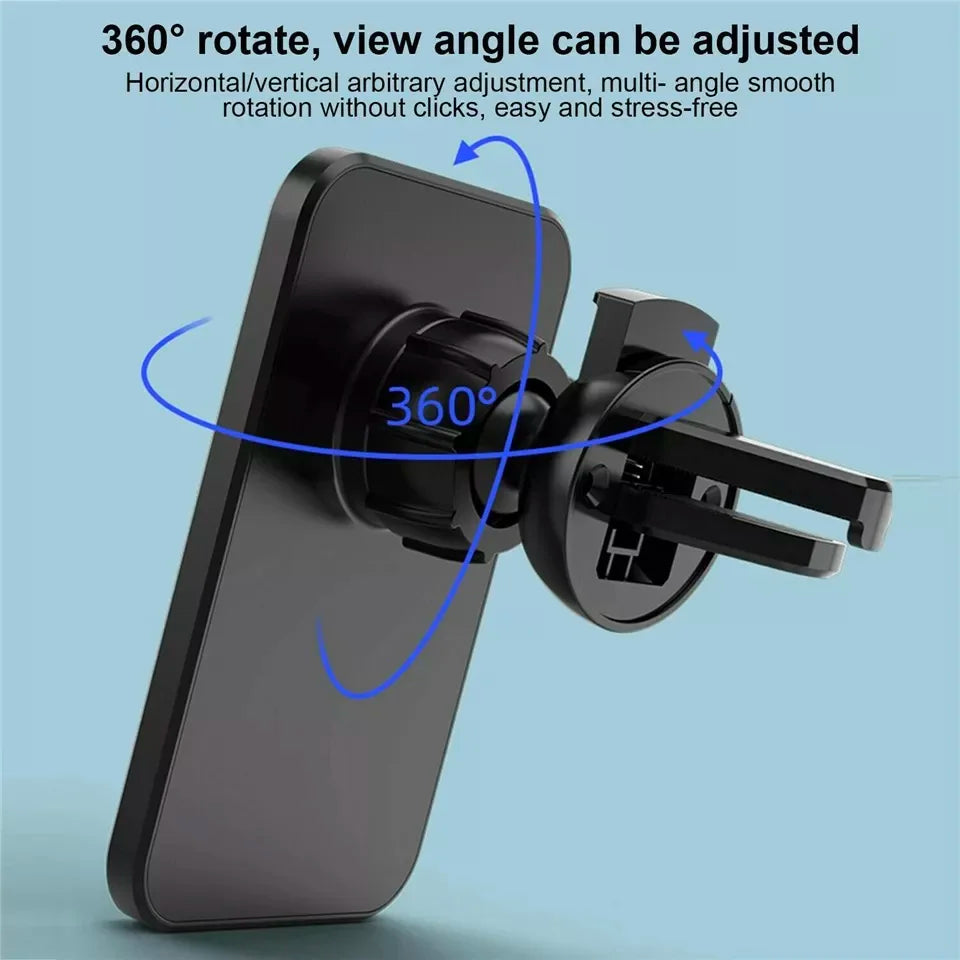 Wireless Charger Magnetic Car Phone Holder for iPhone 14, 13 Pro Max 12