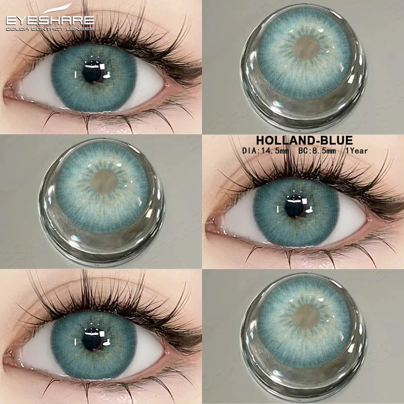 EYESHARE Big Eyes Colour Contact Lenses – Fashion Cosmetic Eye Lenses for Women