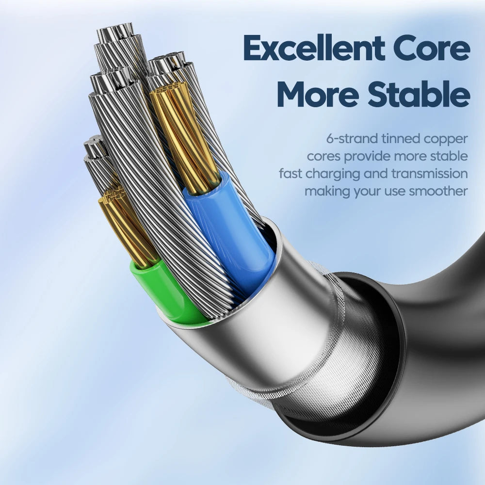 Toocki PD 60W USB C to USB C Cable for Xiaomi OPPO Realme 1/3/5 Pack TPE Type C Cable Fast Charging for fan USB 2.0 Data Cord