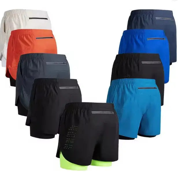 Men’s Quick Dry Running Shorts Lightweight Breathable Gym Training Shorts