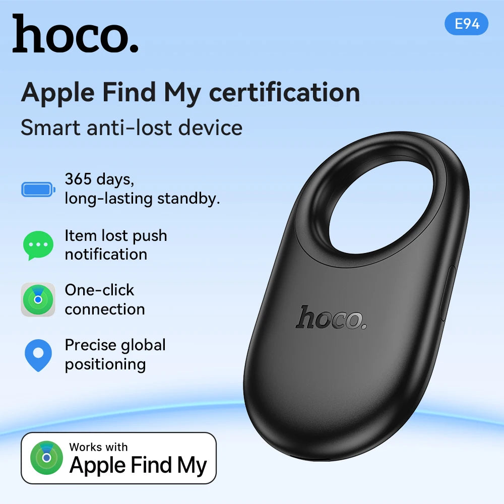 E94 AirTag-Compatible GPS Tracker – Smart Anti-Lost Finder for iPhone