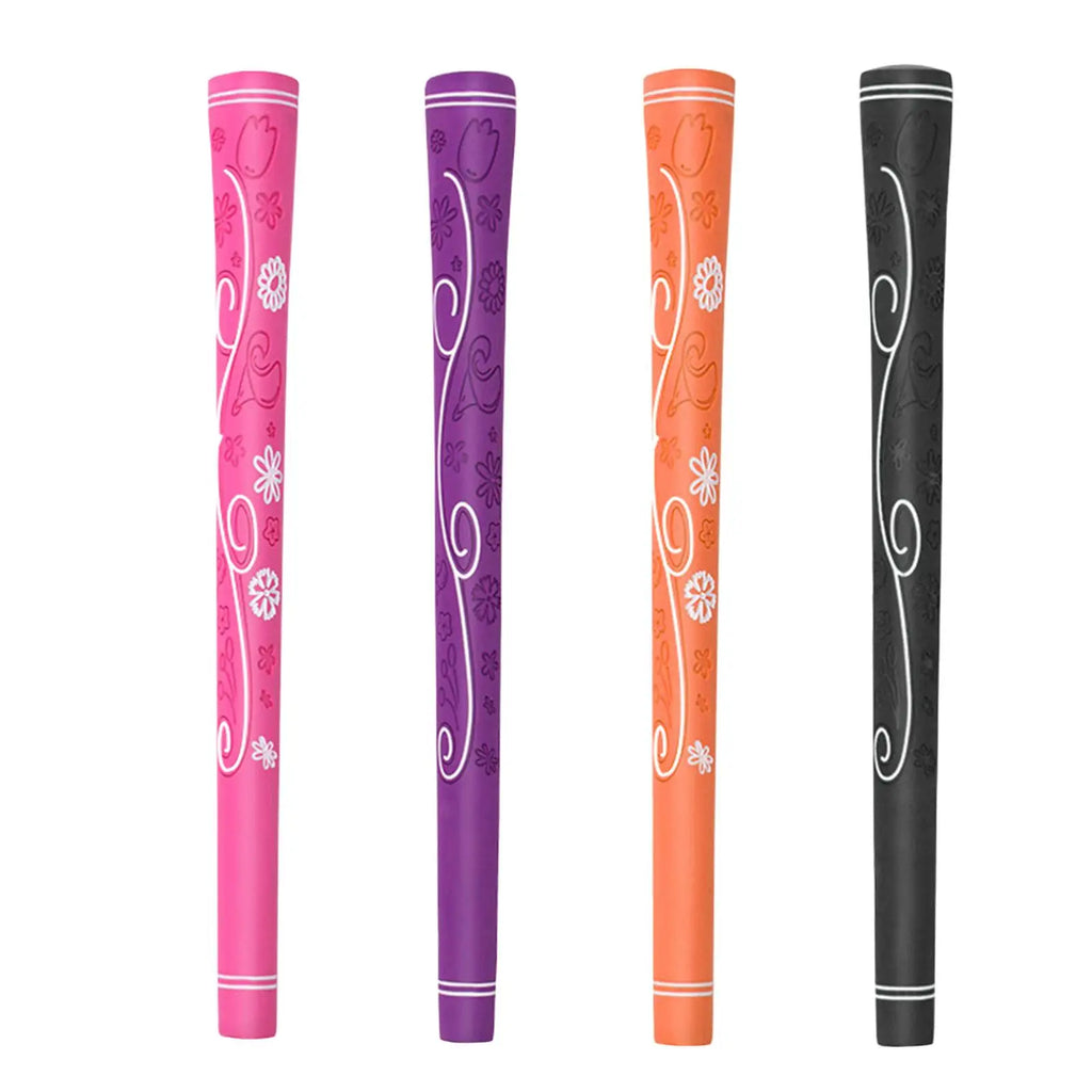 Colorful women's golf grips for improved comfort and control, part of the golf grips for women uk collection.