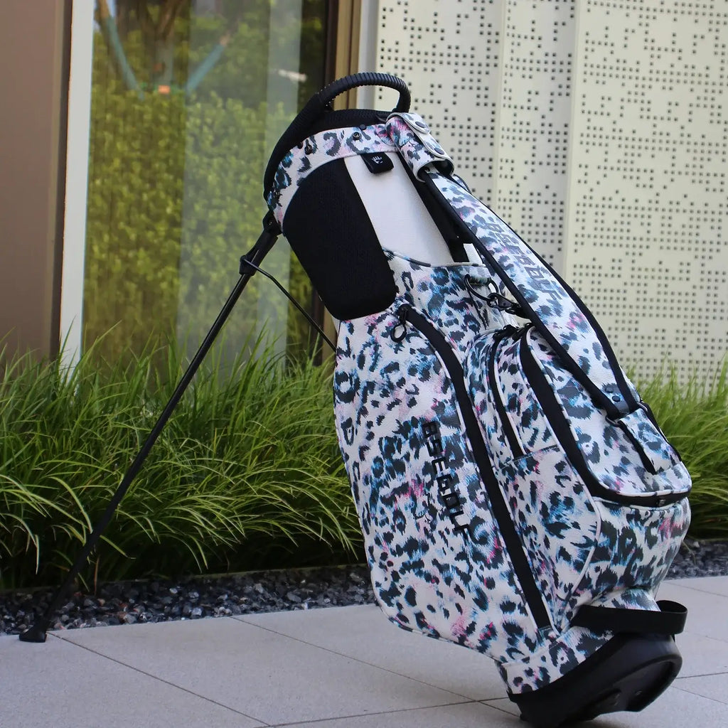lightweight golf stand bag 5 compartment side view