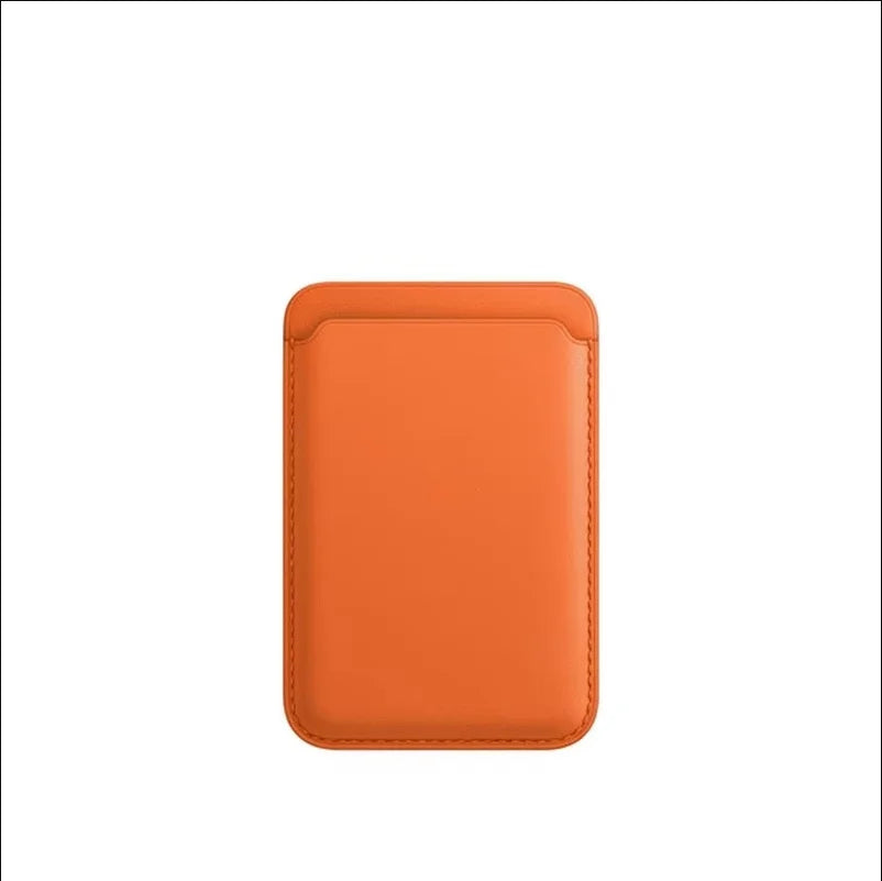 MagSafe Leather Card Wallet Magnetic Phone Holder