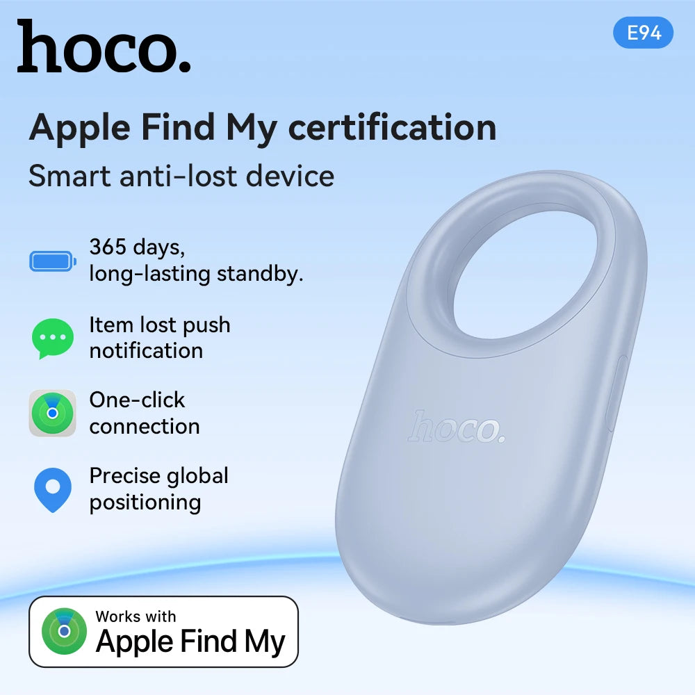 E94 AirTag-Compatible GPS Tracker – Smart Anti-Lost Finder for iPhone