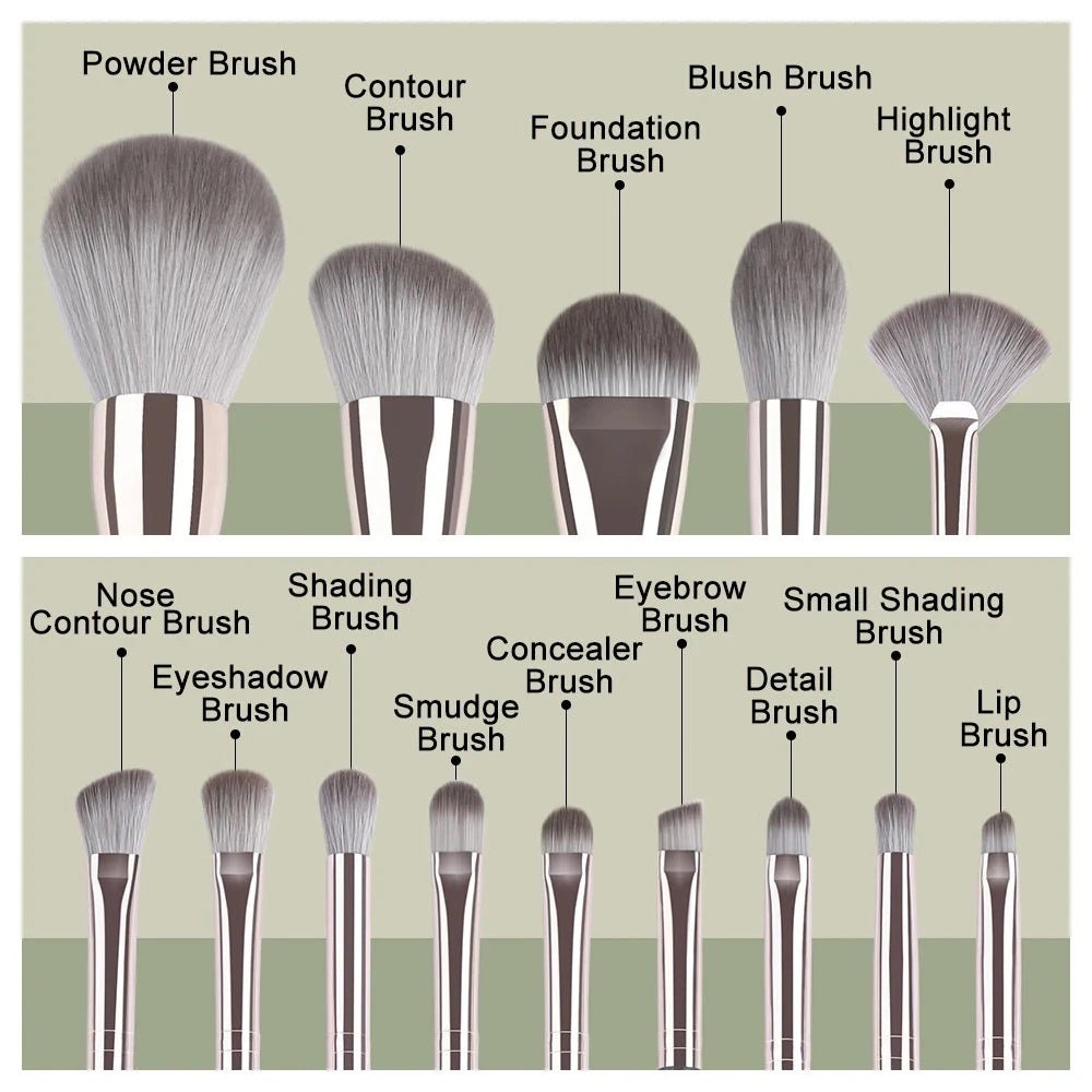 JTFIL Makeup Brushes - Soft Fluffy Makeup Tools 