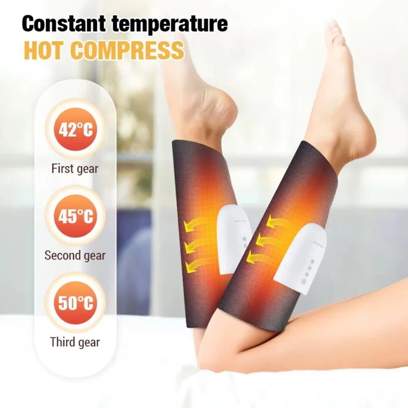 Electric Calf Massager with Heat & Air Compression – 3 Modes