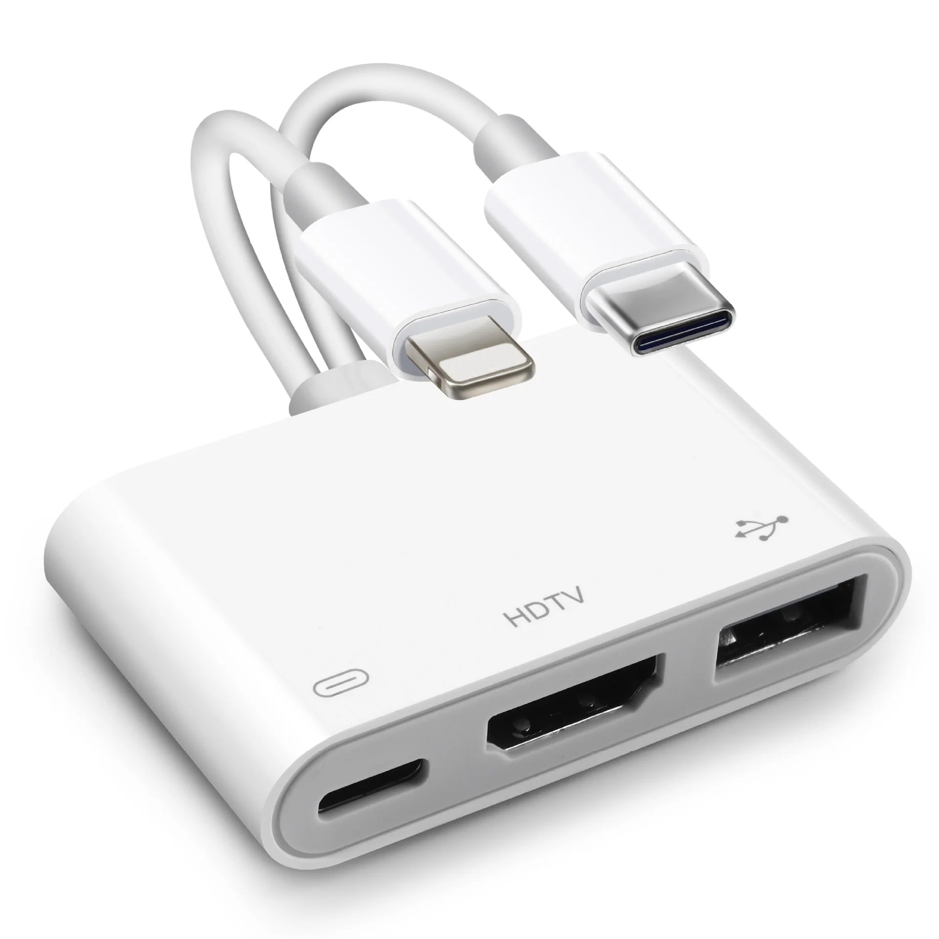 1080P Lightning to HDMI Adapter Cable for HD TV Screen Mirroring