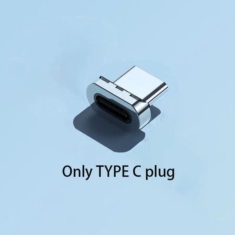 5A Fast Charging Magnet Data Cable Charger Magnetic Usb Metal Fast Charge 2 in 1 TYPE C Micro Usb Connector