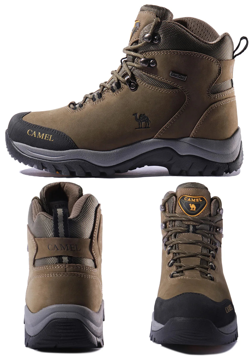 GOLDEN CAMEL Waterproof Hiking Shoes Anti-Slip Trekking Boots Unisex