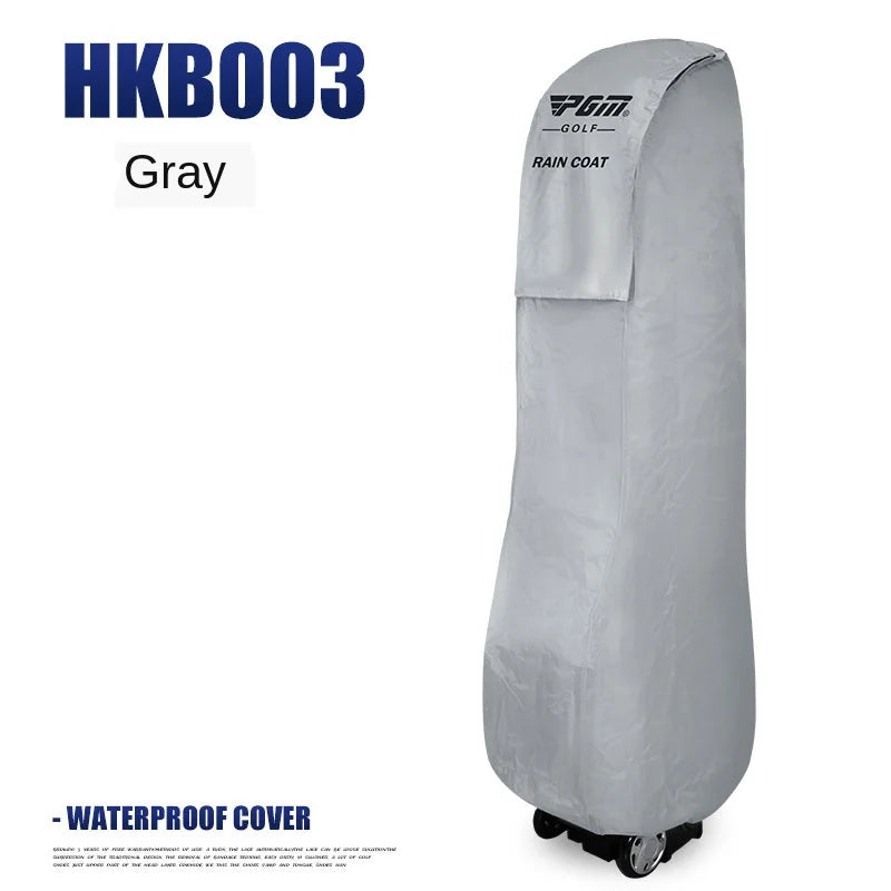 Gray waterproof cover with brand logo on a white background