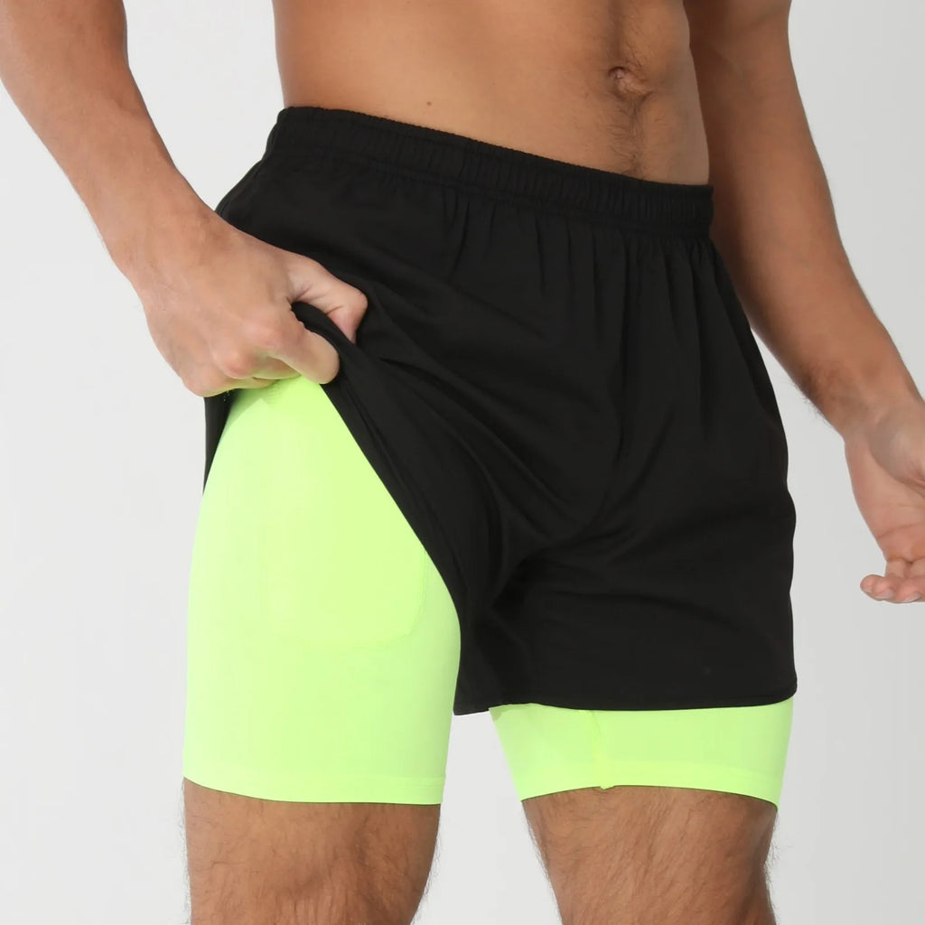Men’s Quick Dry Running Shorts Lightweight Breathable Gym Training Shorts