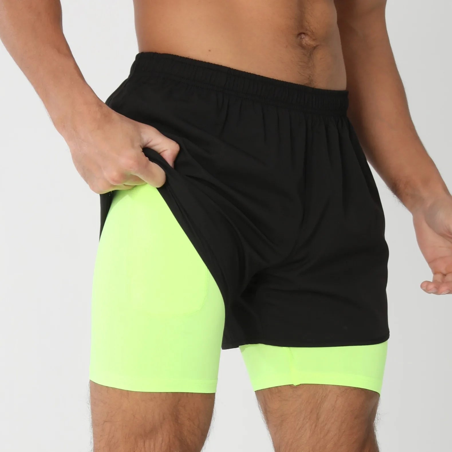 Men’s Quick Dry Running Shorts Lightweight Breathable Gym Training Shorts