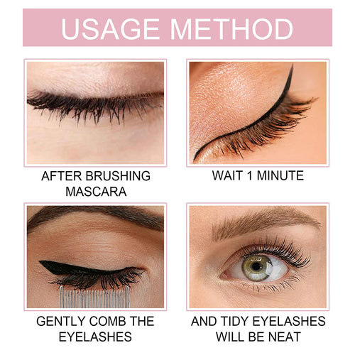 1 Piece Steel Needle Eyelash Comb, Semi-Arc Portable Grafting Eyelash Brush.