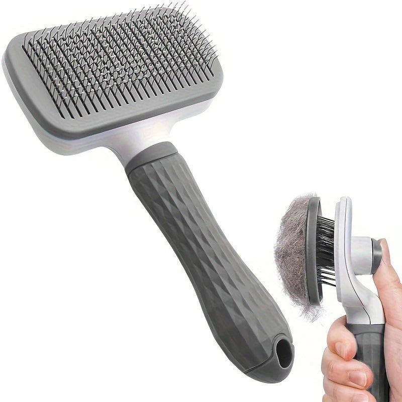 Pet Hair Remover Brush – Deshedding Comb for Dogs & Cats Long Hair - Adistore