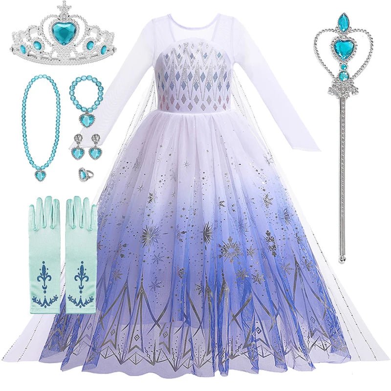 Disney Frozen Elsa Dress for Baby Girls – Birthday & Christmas Gift - Adistore