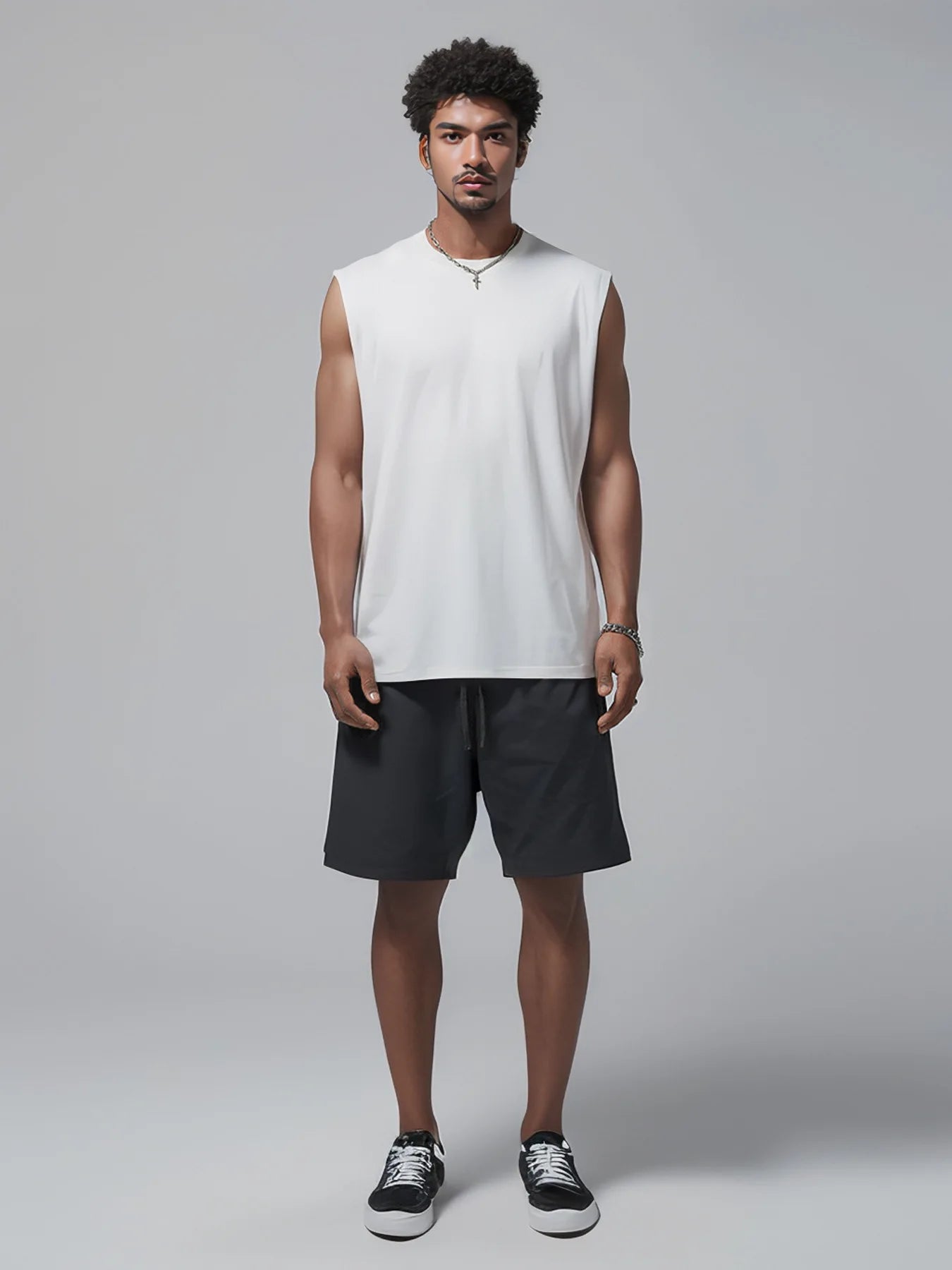 Men’s Quick Dry Athletic Vest Loose Fit Sports Top