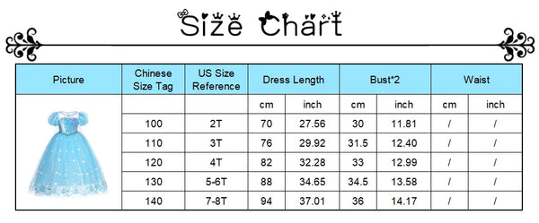 Disney Frozen Elsa Dress for Baby Girls – Birthday & Christmas Gift - Adistore