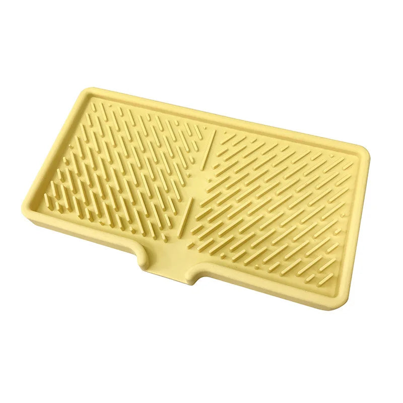 Silicone Drain Pad Kitchen Countertop Heat Insulation Mat Non-Slip