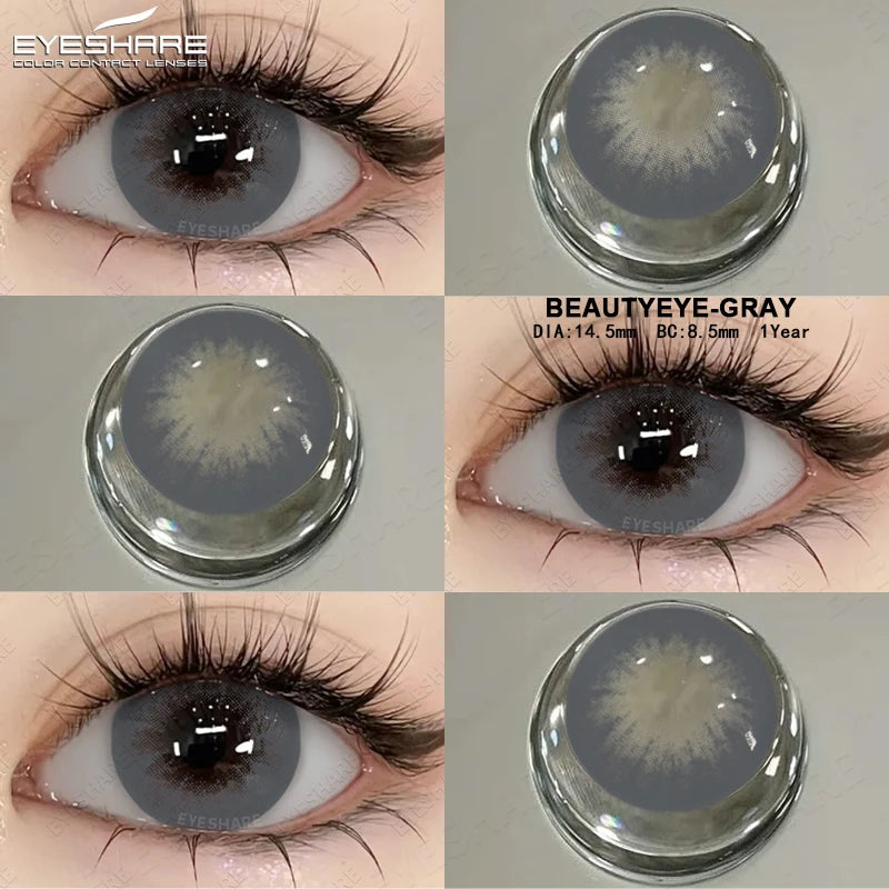 EYESHARE Big Eyes Colour Contact Lenses – Fashion Cosmetic Eye Lenses for Women