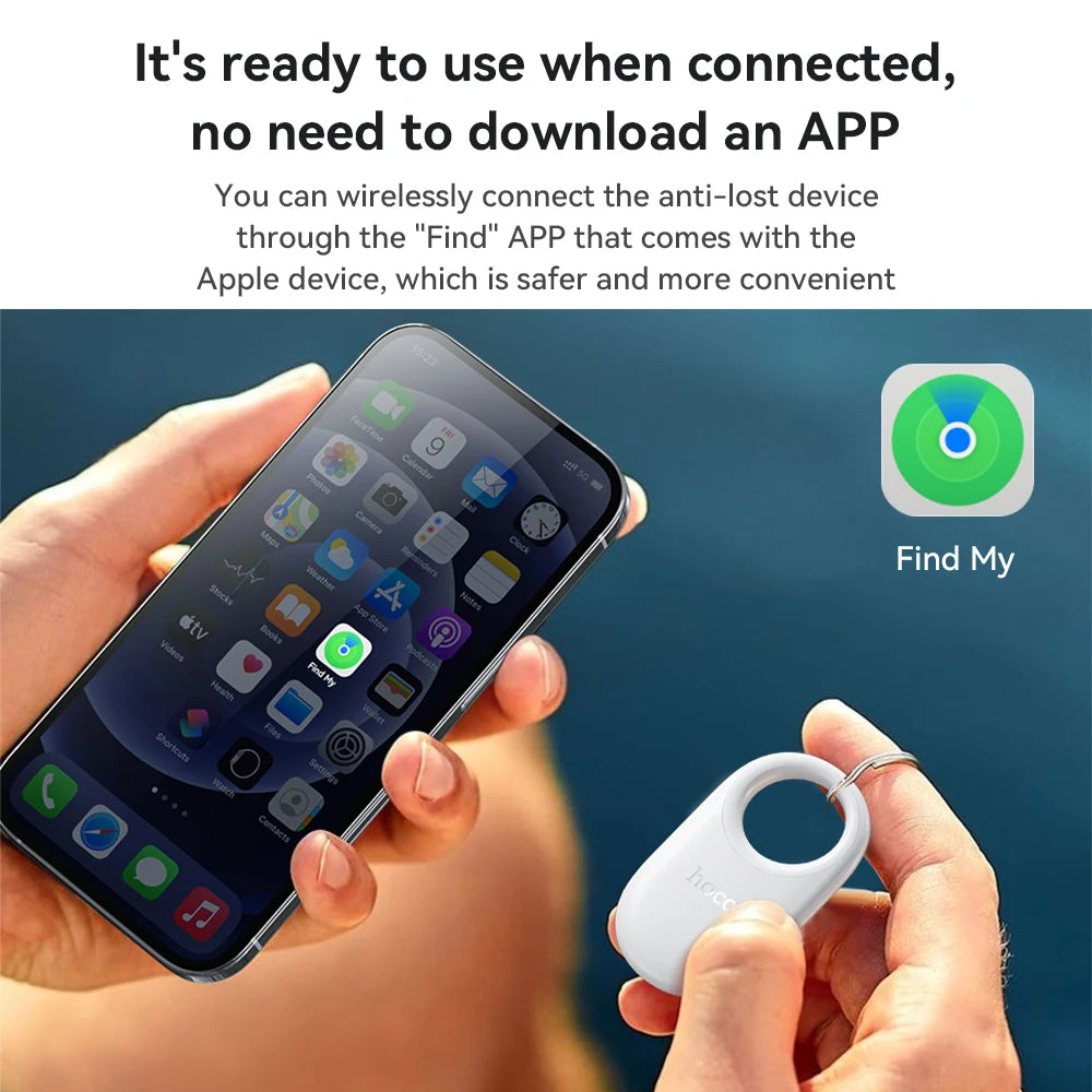 E94 AirTag-Compatible GPS Tracker – Smart Anti-Lost Finder for iPhone