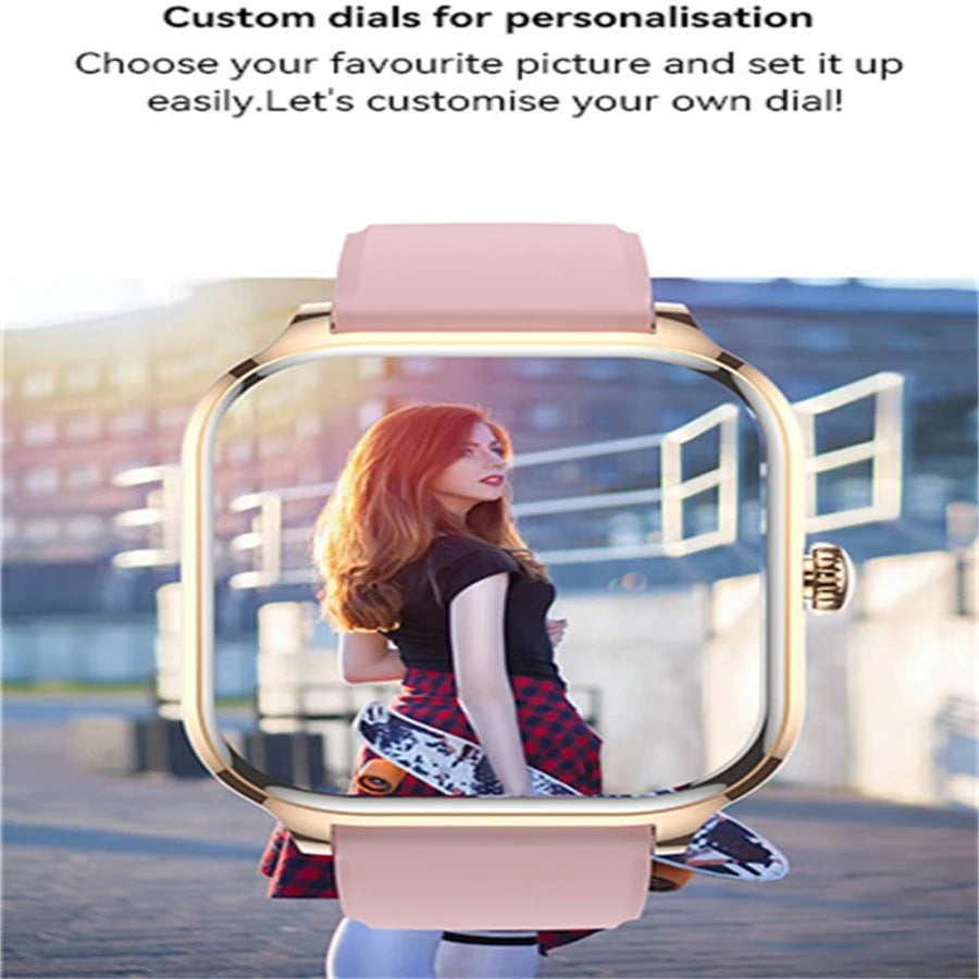 2026 New Unisex Smart Watch  2.01inch HD Full Touch Screen Sports Fitness Watch