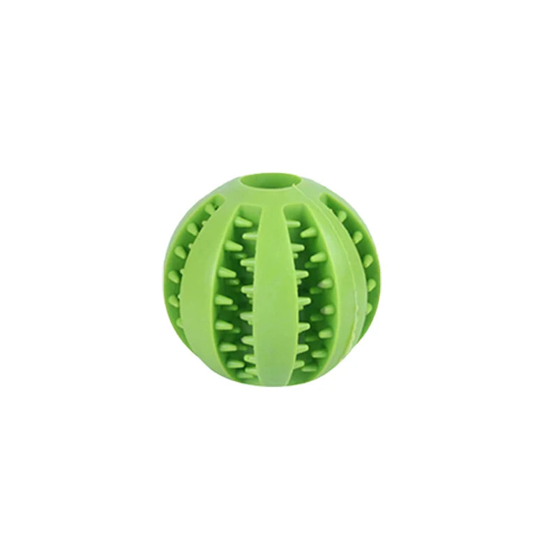 Interactive Rubber Ball Dog Toy for Puppies, Cats & Large Dogs