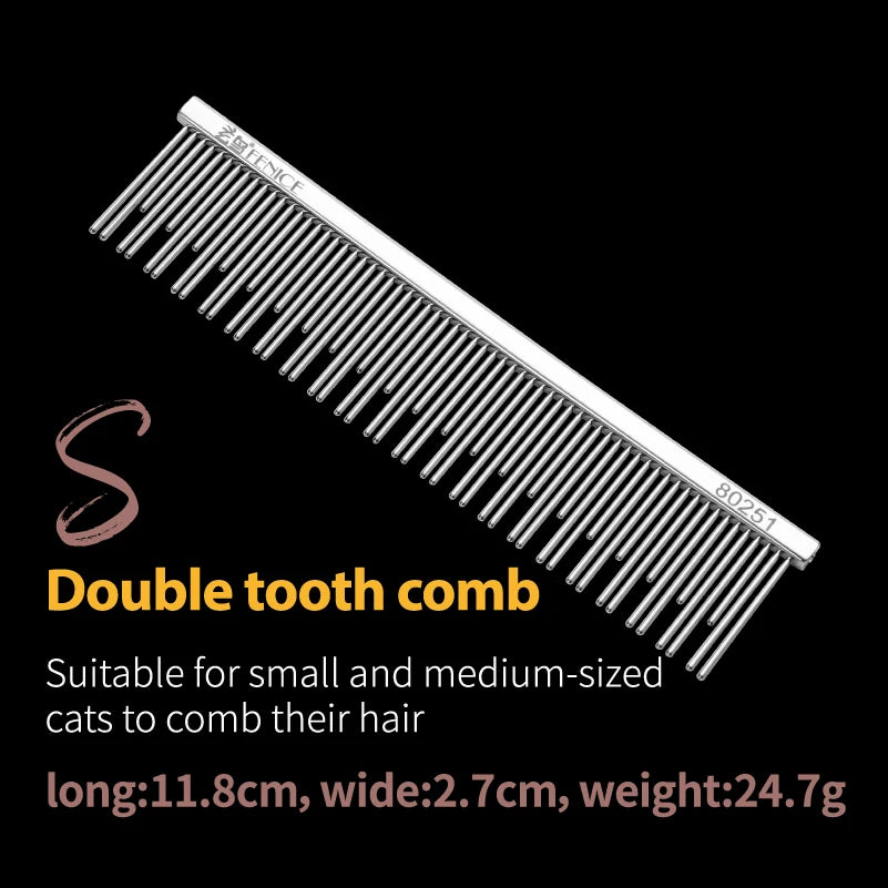Fenice Professional Pet Grooming Comb Stainless Steel