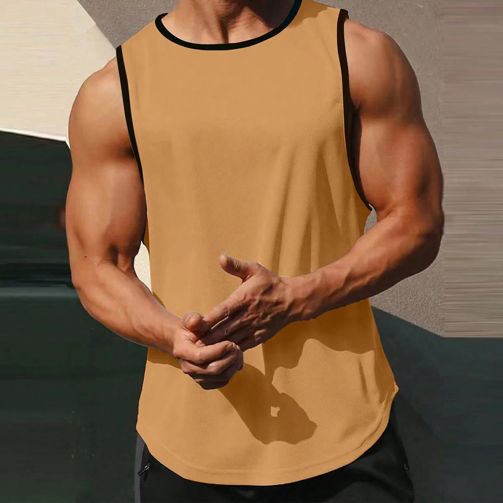 Men’s Quick Dry Athletic Vest Loose Fit Sports Top