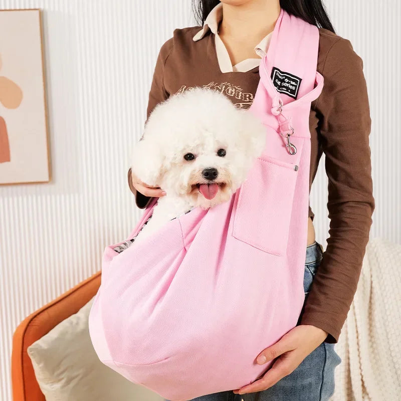 Comfortable Dog Carrier Crossbody Shoulder Bag for Outdoor Travel