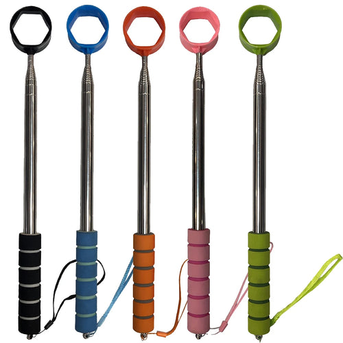 golf ball retriever UK five telescopic sticks colourful handles