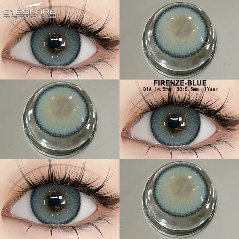 EYESHARE Big Eyes Colour Contact Lenses – Fashion Cosmetic Eye Lenses for Women
