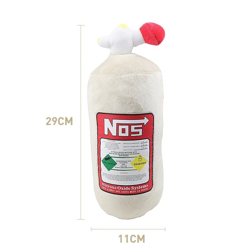 NOS Bottle Car Neck Pillow | Plush Headrest Cushion for Driver & Passenger - Adistore