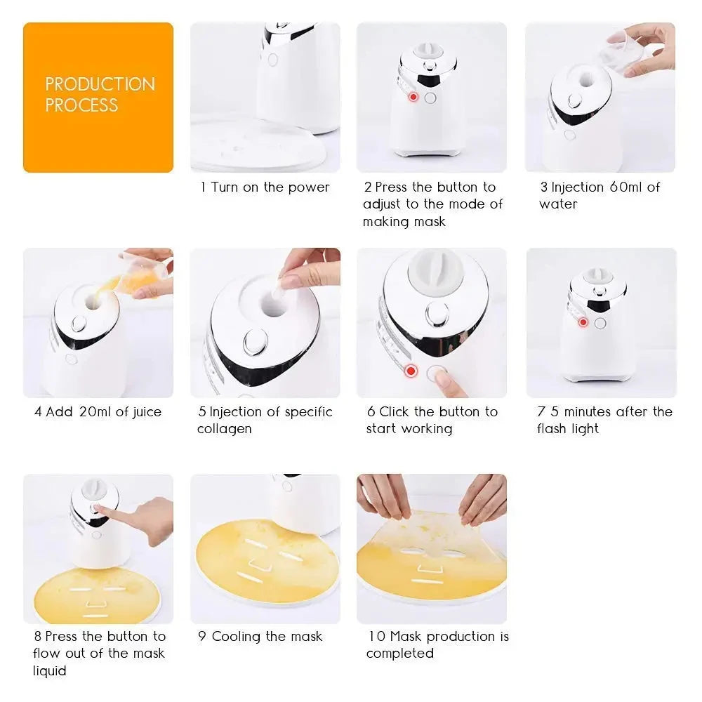 Automatic Fruit Mask Machine DIY Face Mask Maker for Skin Care